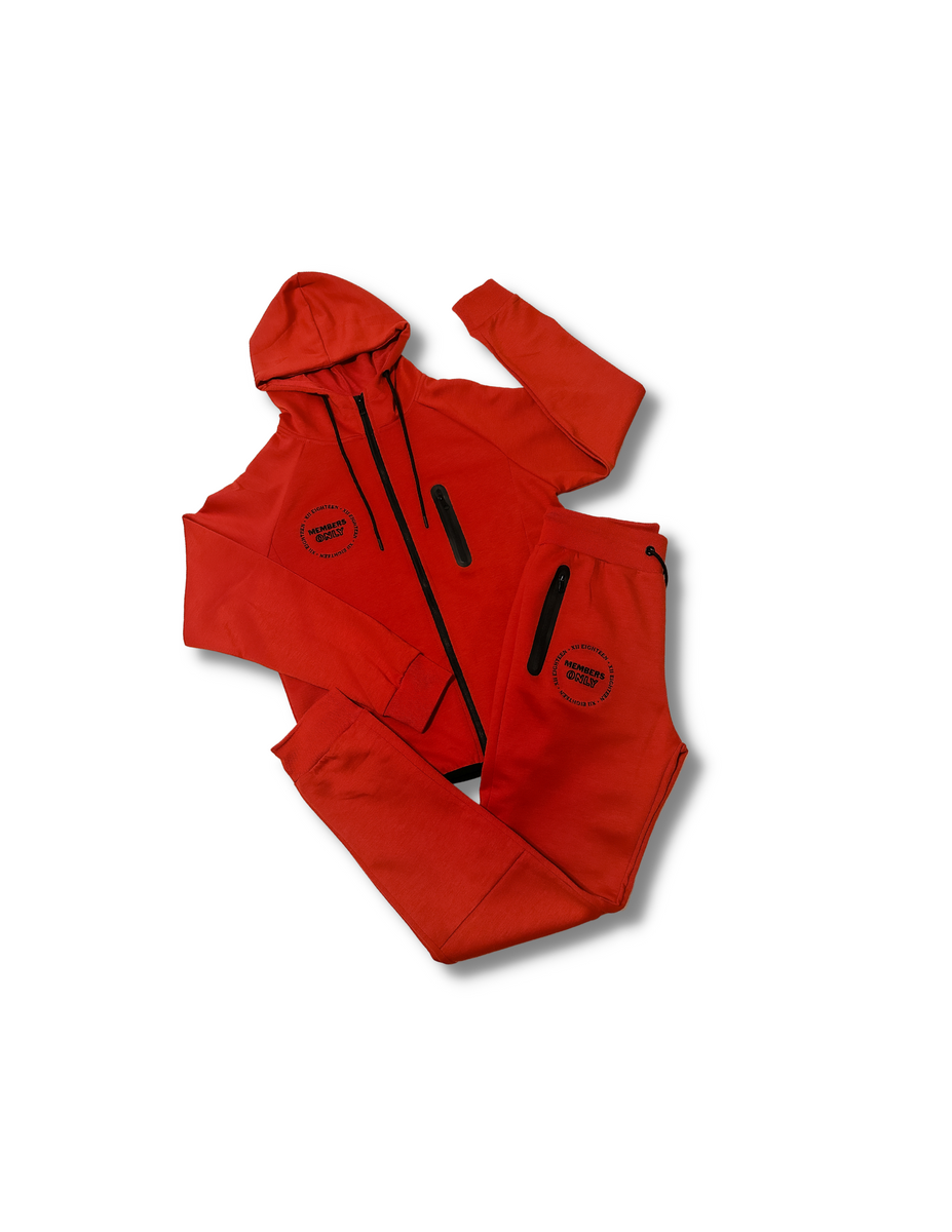 {Red} Signature Members – Unisex Eighteen XII Tech Only Tracksuit